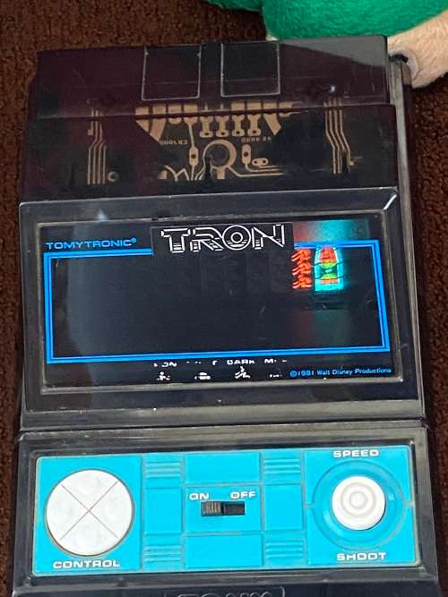 Tomy Tron game 1981 Vintage and Rare handheld - must have for collectors