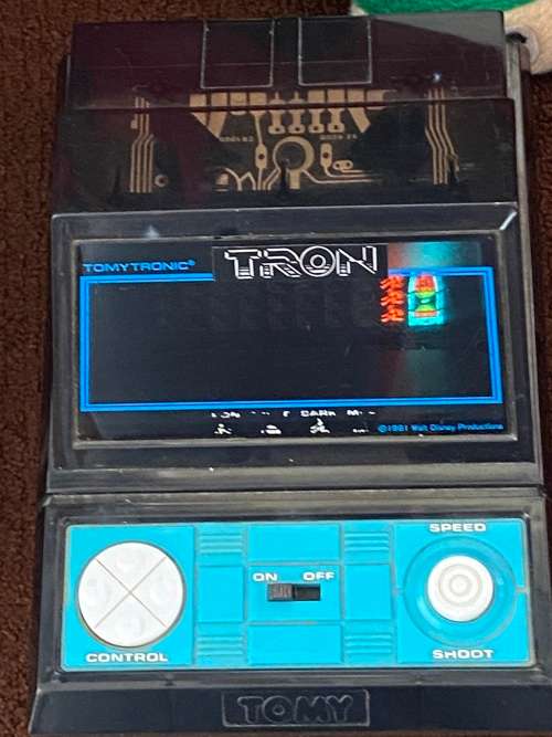 Tomy Tron game 1981 Vintage and Rare handheld - must have for collectors