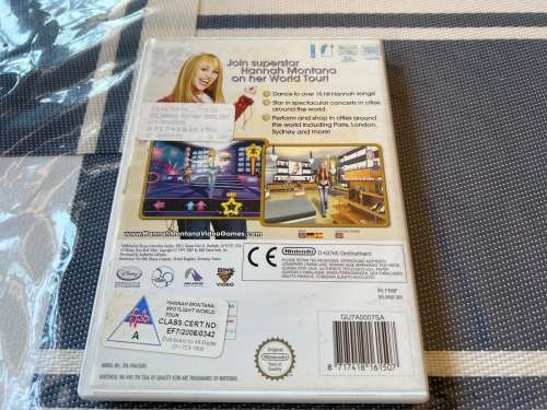 Nintendo Wii Hannah Montana game