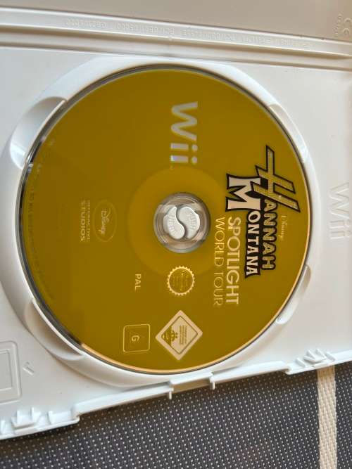 Nintendo Wii Hannah Montana game