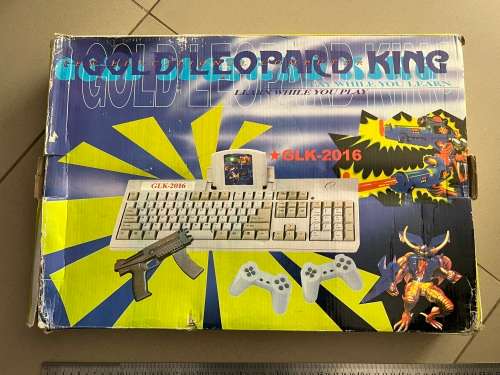 Brand new Gold Leopard Gaming console