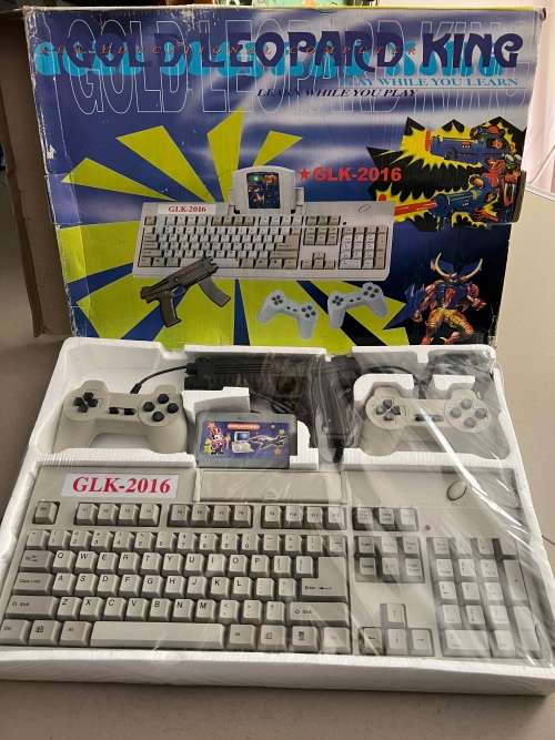 Brand new Gold Leopard Gaming console