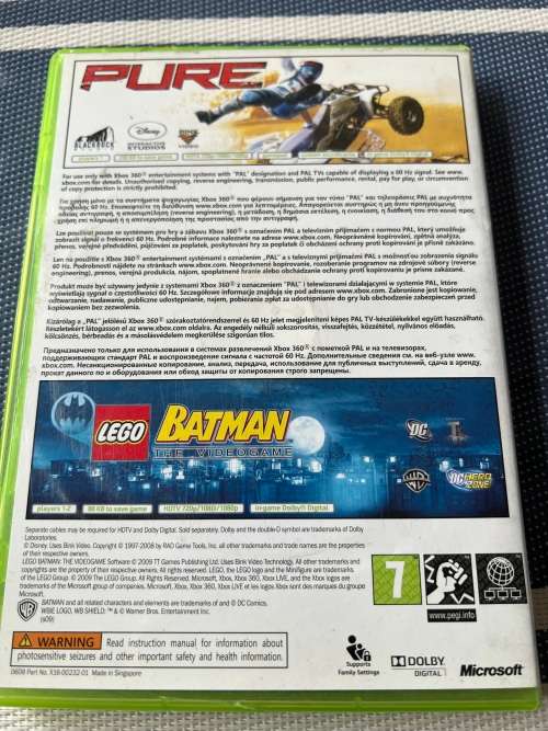 Lego Batman Video Game - XBOX 360 - only Batman game