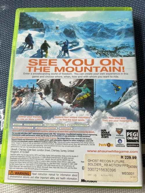 Shaum White Snowboarding - XBOX 360