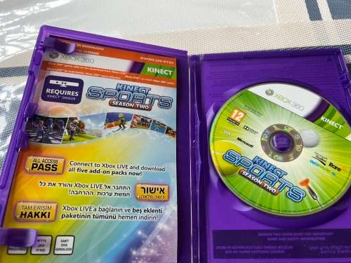 Kinect sports x 2 - season 1 and season 2 - XBOX 360 - set 2