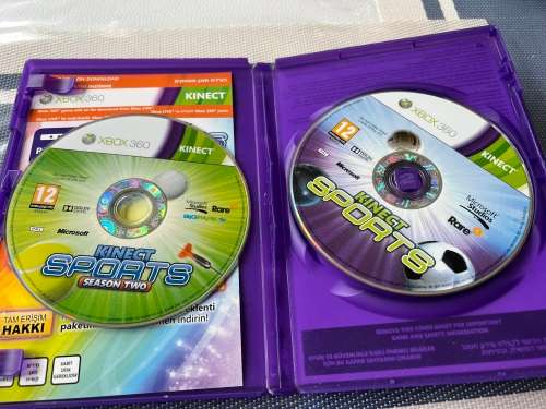 Kinect sports x 2 - season 1 and season 2 - XBOX 360 - set 2