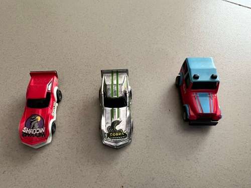 3 x slotcars for spares or repair