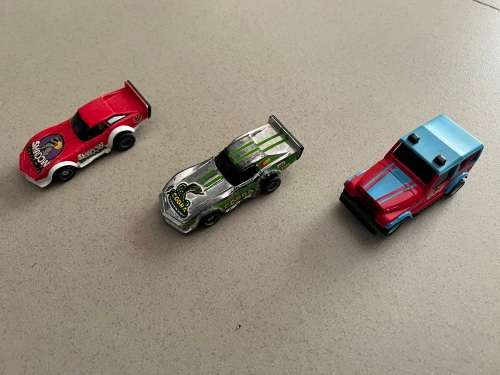 3 x slotcars for spares or repair
