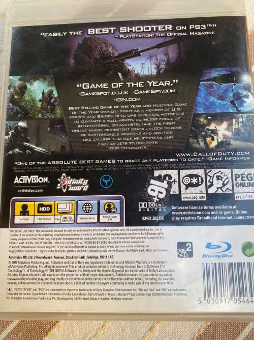 PS3 Call of Duty 4
