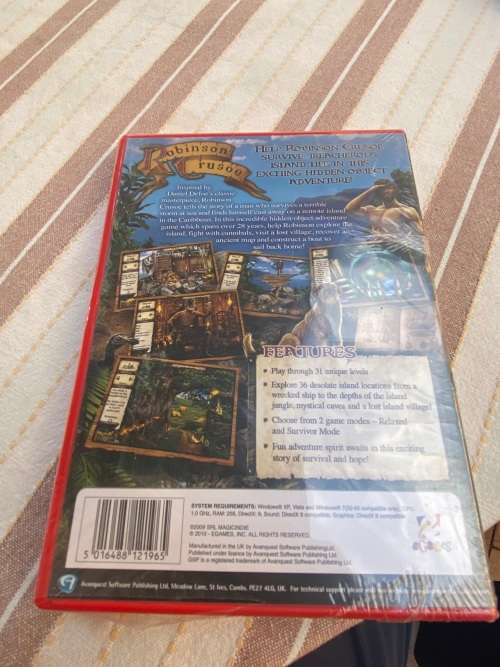 Adventures of Robinson Crusoe Brand New PC Game