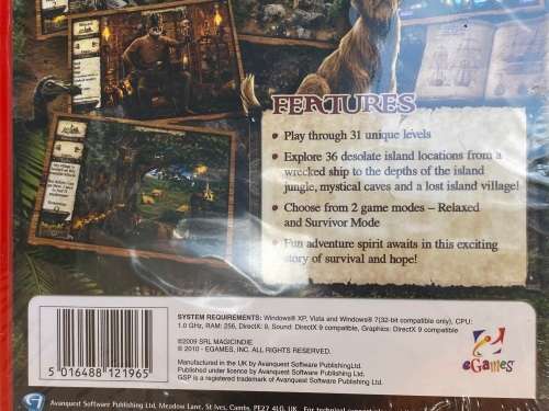 Adventures of Robinson Crusoe Brand New PC Game