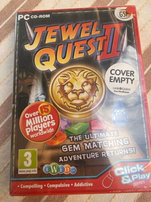 Jewels Quest 2 PC Game Brand new