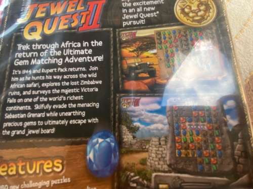 Jewels Quest 2 PC Game Brand new