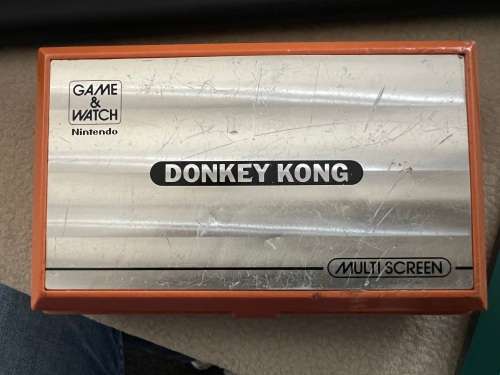 Donkey Kong Game and Watch 1980s collectable game