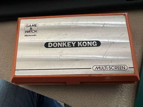 Donkey Kong Game and Watch 1980s collectable game