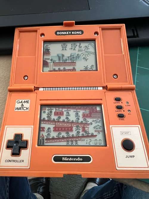 Donkey Kong Game and Watch 1980s collectable game