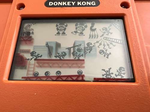 Donkey Kong Game and Watch 1980s collectable game