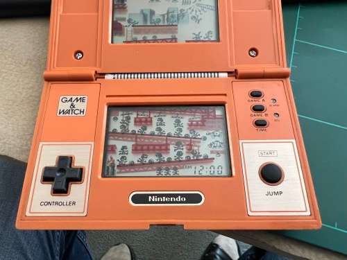 Donkey Kong Game and Watch 1980s collectable game