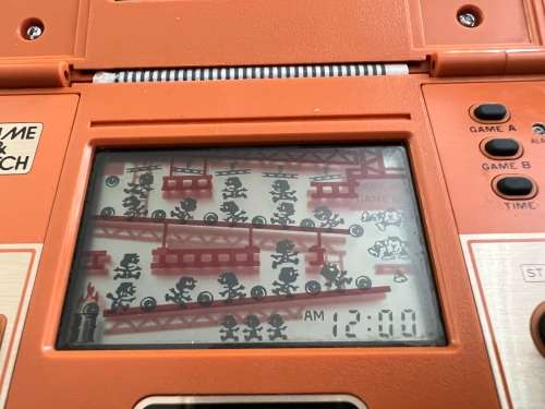 Donkey Kong Game and Watch 1980s collectable game