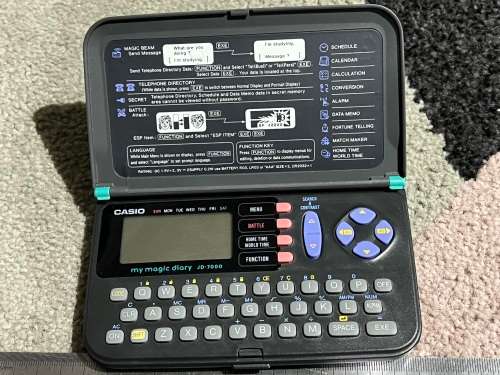 Casio Magic Diary