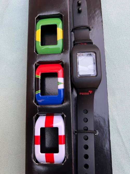 Puma original wrist watch with changeable faces