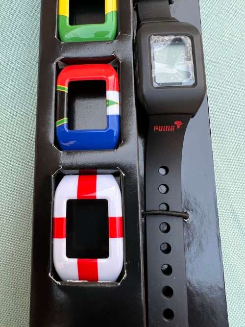 Puma original wrist watch with changeable faces