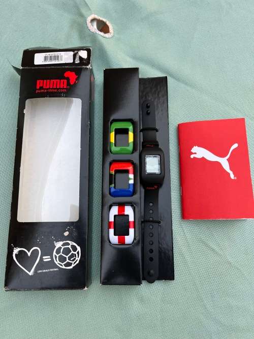 Puma original wrist watch with changeable faces