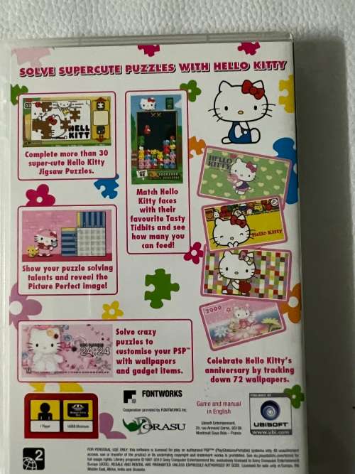 Hello Kitty Puzzle Party PSP Game