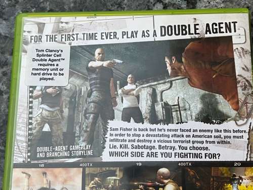 Tom Clancy`s Splinter Cell - XBOX 360 game