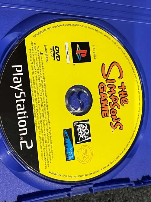 Simpsons game PS2
