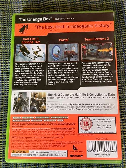 The Orange Box - Xbox 360