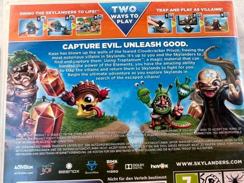 Skylanders Trap Team PS3 game