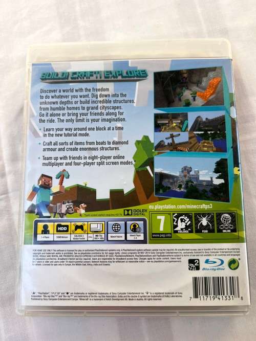 Minecraft PS3 game