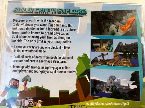 Minecraft PS3 game