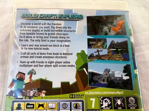Minecraft PS3 game