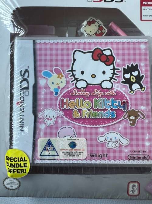 Brand new 3DS Hello Kitty double pack - game and case and accessory set