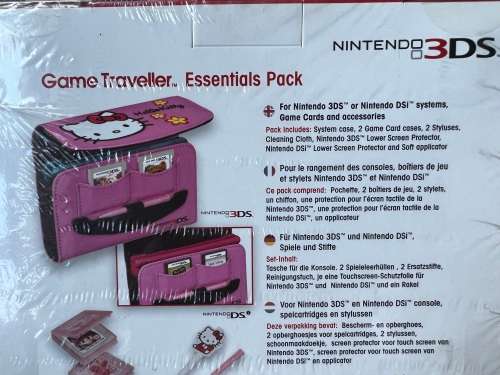 Brand new 3DS Hello Kitty double pack - game and case and accessory set