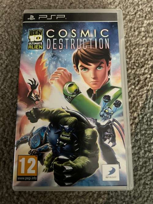 PSP Ben 10 Cosmic Destruction game