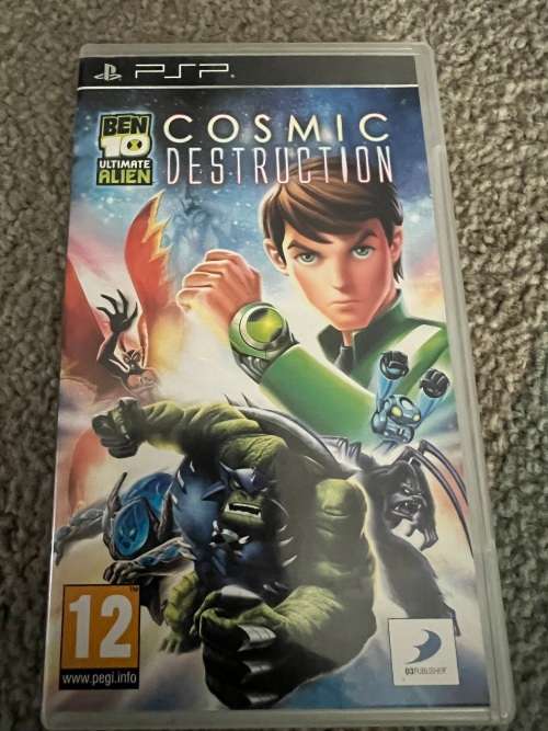 PSP Ben 10 Cosmic Destruction game