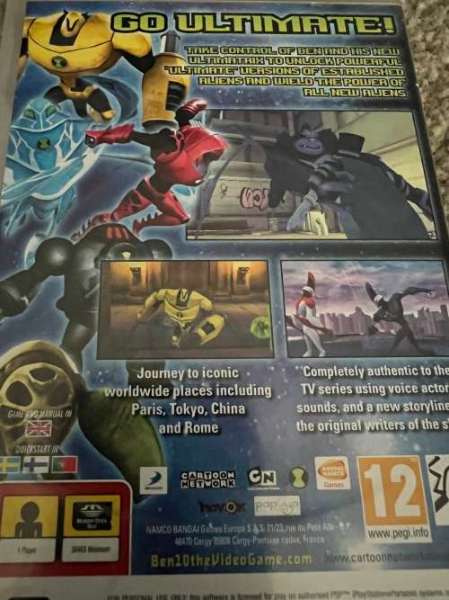 PSP Ben 10 Cosmic Destruction game