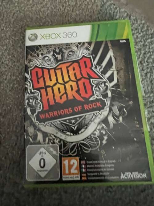 XBOX 360 Guitar Hero game