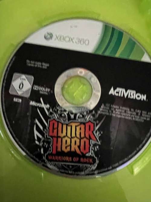 XBOX 360 Guitar Hero game