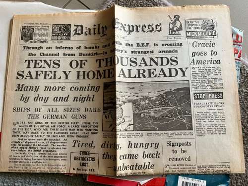 Vintage war time memorabilia - some back to 1940`s
