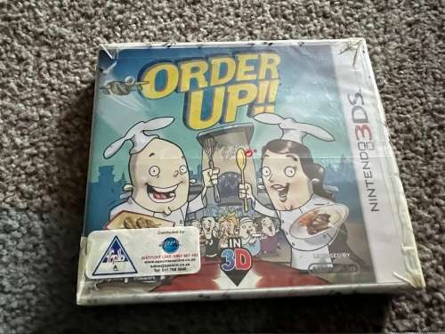 Brand new and sealed Nintendo 3DS - Order Up rare game - set 2