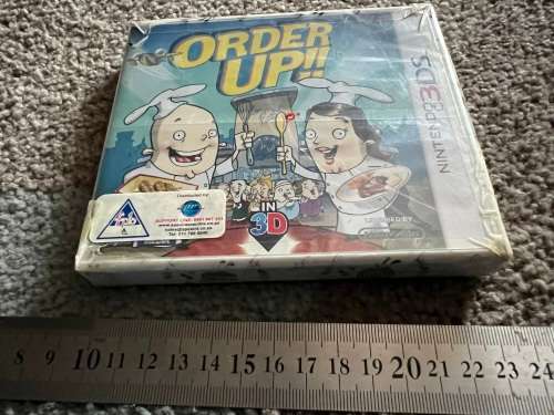 Brand new and sealed Nintendo 3DS - Order Up rare game - set 2