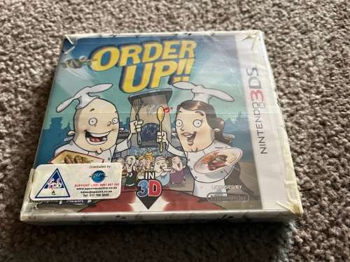 Brand new and sealed Nintendo 3DS - Order Up rare game - set 2