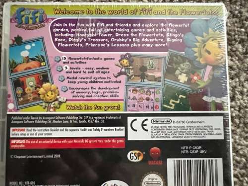 Fifi and the FlowerTots - Brand new and sealed Nintendo DS game