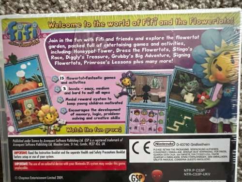 Fifi and the FlowerTots - Brand new and sealed Nintendo DS game