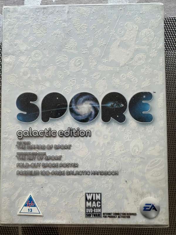 Spore Galactic Edition with Art, Poster and Handbook - collectible