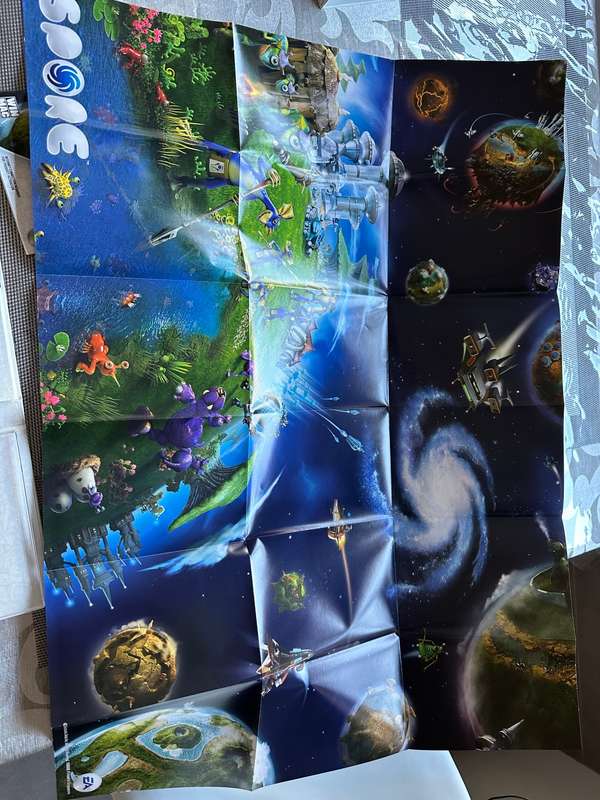Spore Galactic Edition with Art, Poster and Handbook - collectible